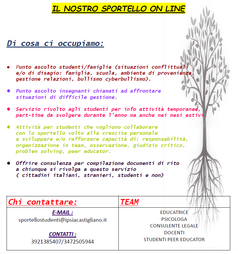 sportello studenti